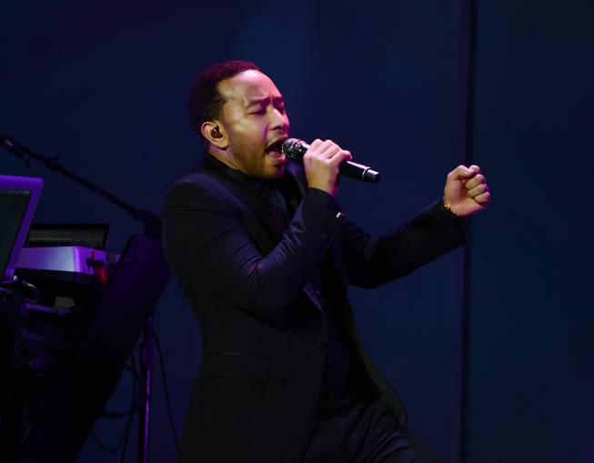 John Legend performs at Pearl at the Palms on Saturday, ...
