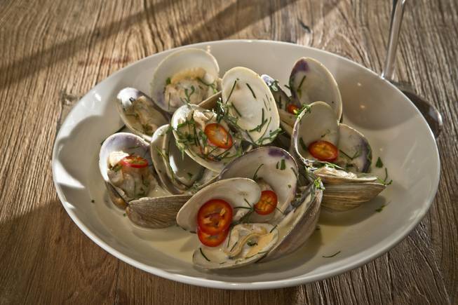 Littleneck clams at Crush in MGM Grand.