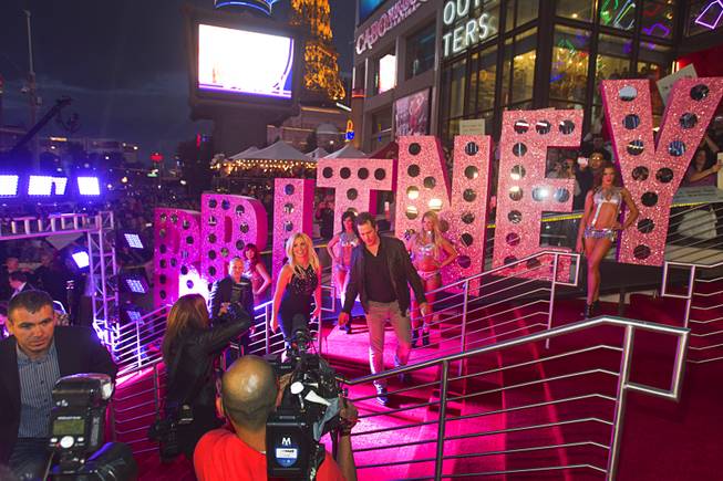 Britney Spears Arrival at Planet Hollywood