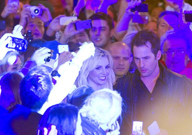 Britney Spears arrives at Planet Hollywood on Tuesday, Dec. 3, 2013. Spears is making preparations for the debut of her two-year residency, “Britney: Piece of Me,” that is scheduled to begin at Planet Hollywood on Dec. 27. 