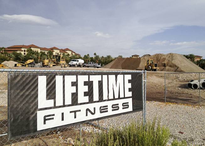 Life Time Fitness, a Minnesota-based health club chain, is building an $8.5 million facility next to the Green Valley Ranch Resort in Henderson, as seen on Dec. 3, 2013.