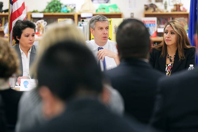 U.S. Secretary of Education Duncan Visits Bracken Elementary