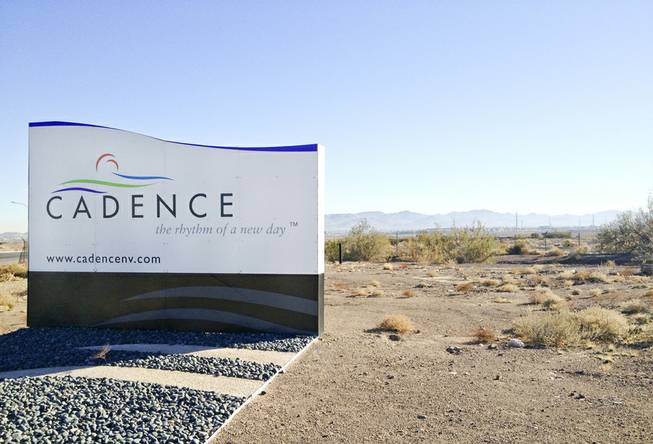 The LandWell Co. has sold at least 200 acres of vacant land to a homebuilder and is working to develop another 18 acres at the Cadence master-planned community site in Henderson, as seen above on Dec. 11, 2013.