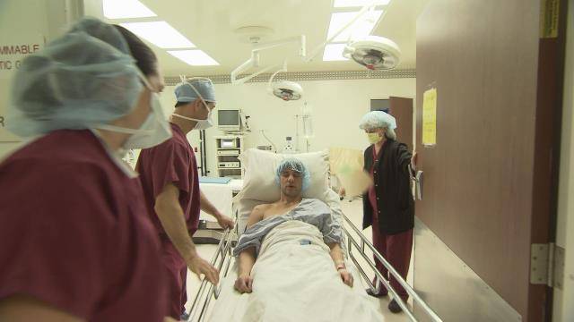 Criss Angel prepares for surgery on Spike TV's 'Believe.'

