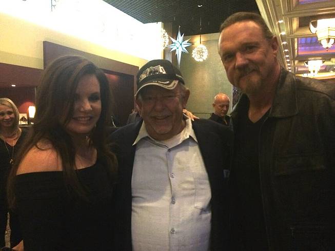Rhonda Adkins, Robin Leach and Trace Adkins at the 2013 American Country Awards on Tuesday, Dec. 10, 2013, at Mandalay Bay Events Center.