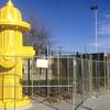 A 14-foot yellow fire hydrant is the trademark of the Hydrant Club, billed as an “urban social club and training academy for dogs and their people,” downtown at the corner of 9th and Fremont streets.