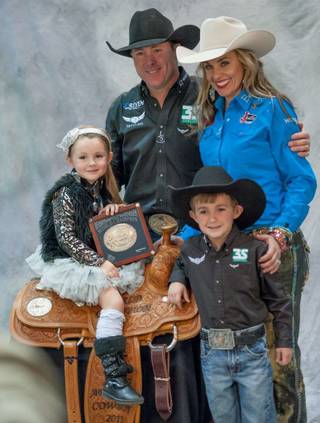 The world champions of the 2013 Wrangler National Finals Rodeo are crowned on Saturday, Dec. 14, 2013, at the Thomas & Mack Center at UNLV.