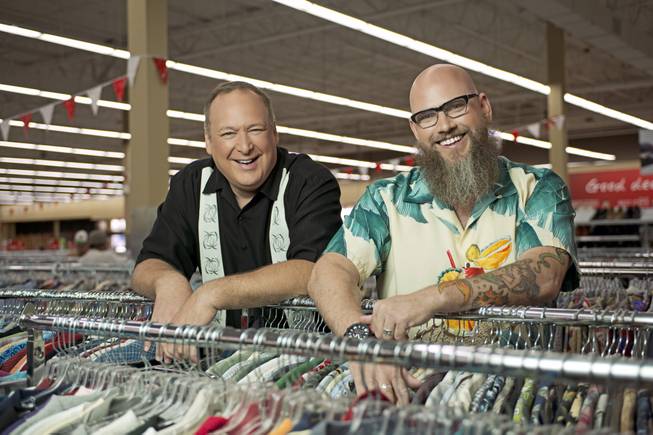 Bryan Goodman and Jason T. Smith of Las Vegas star in Spike TV’s "Thrift Hunters."