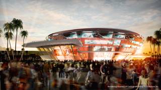Rendering of the Las Vegas Arena