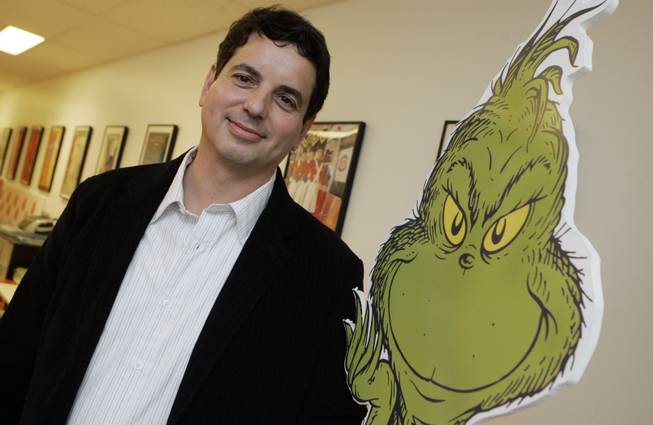 James Sanna, producer of Broadway's "How the Grinch Stole Christmas!The Musical" is shown in his office, Thursday Nov. 15, 2007.