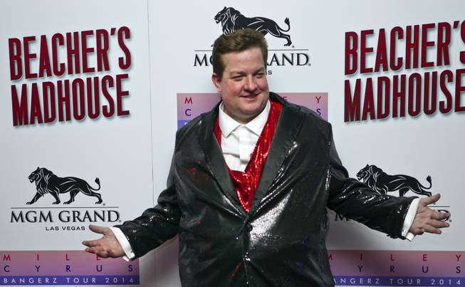 Jeff Beacher on the Red Carpet at the opening of his Beacher's Madhouse MGM Grand Hotel & Casino on Friday, Dec. 27, 2013.
