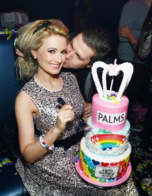 Holly Madison and Pasquale Rotella celebrate her 34th birthday at ...