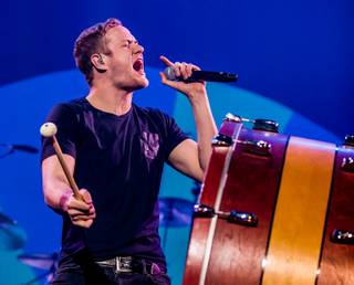 Las Vegas rockers Imagine Dragons in concert at the Joint on Monday, Dec. 30, 2013, in the Hard Rock Hotel Las Vegas. Afterward, frontman Dan Reynolds played DJ at nearby after-hours club Body English.
