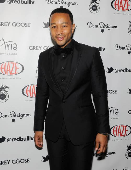 Singer John Legend hosts at Haze on Tuesday, Dec. 31, ...