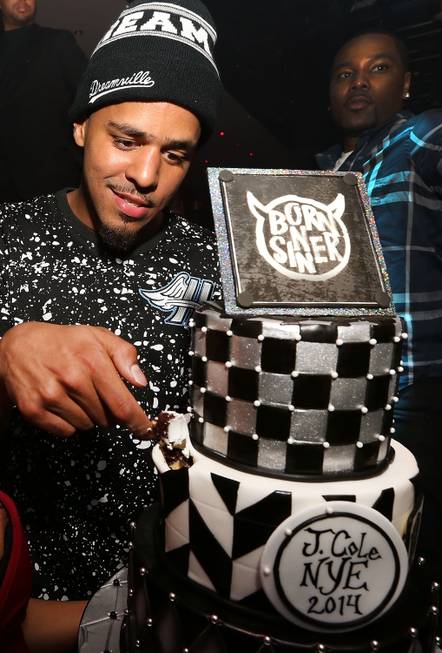 J. Cole hosts and performs at 1OAK on Tuesday, Dec. ...