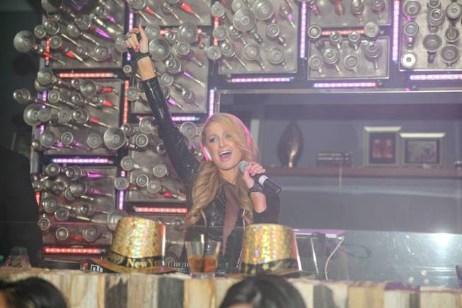 Paris Hilton makes her Strip debut as a DJ on ...