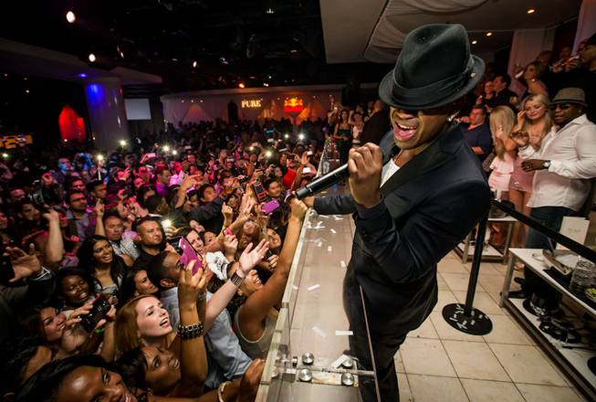 Ne-Yo hosts and performs at Pure on Tuesday, Dec. 31, 2013, in Caesars Palace.