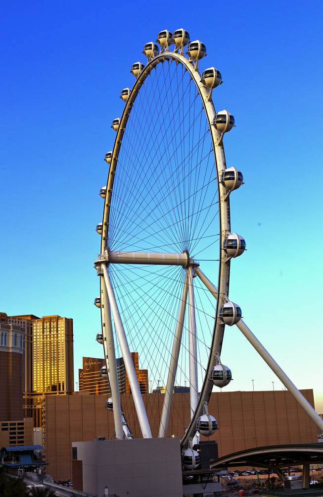 The High Roller will anchor The Linq shopping and food area when completed between The Quad and The Flamingo on Friday, Jan. 3, 2014.