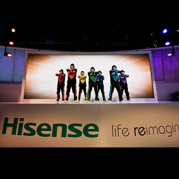 Luxor headliners Jabbawockeez perform at the Hisense area at the 2014 International Consumer Electronics Show on Tuesday, Jan. 7, 2014, in Las Vegas.