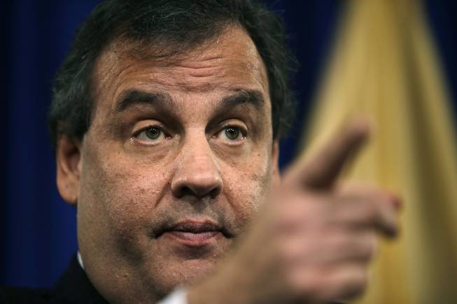 New Jersey Gov. Chris Christie gestures during a news conference Thursday, Jan. 9, 2014, at the Statehouse in Trenton, N.J.