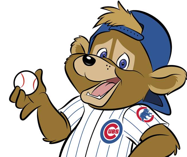 This artist’s rendering provided Monday, Jan. 13, 2014, by the Chicago Cubs shows Clark, a new mascot introduced today, the first in team history. 