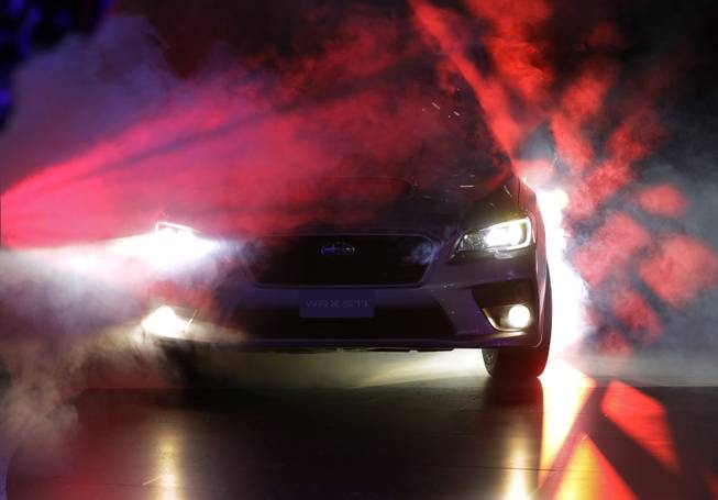 The Subaru WRX STI is unveiled at the North American International Auto Show in Detroit, Tuesday, Jan. 14, 2014.