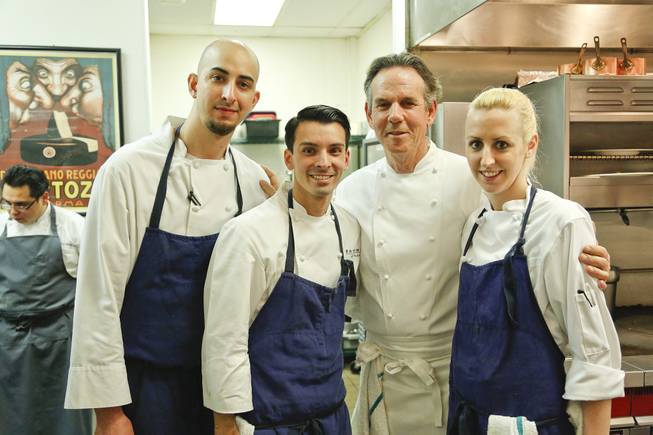 Chef Thomas Keller, second from right, at Chefs to the ...