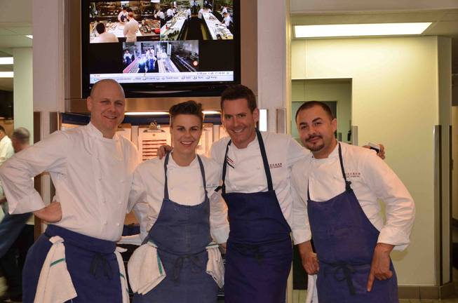 The 10th-anniversary celebration of Bouchon by chef Thomas Keller in ...