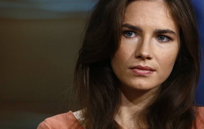 This image released by NBC shows Amanda Knox during an interview on the "Today" show, Friday, Sept. 20, 2013, in New York.