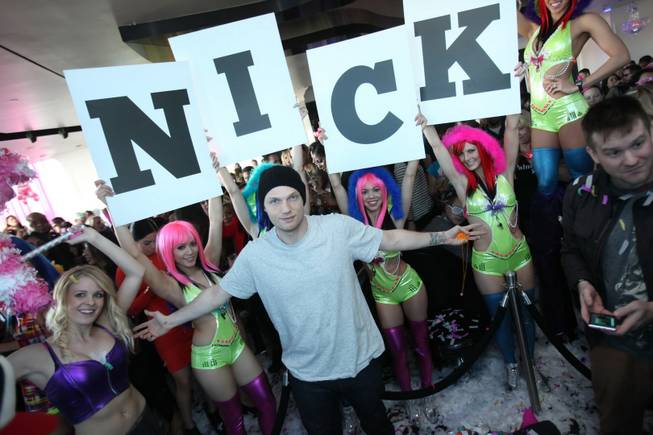 Nick Carter celebrate his bachelor party at Ghostbar Dayclub on ...