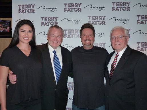 Terry Fator and his wife, Taylor Makakoa, are honored by ...