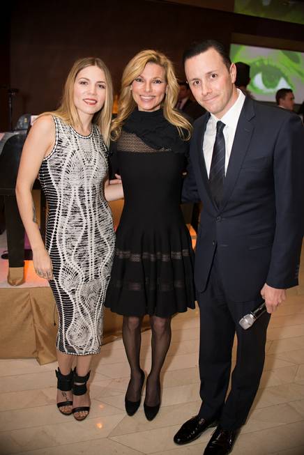 Skylar Grey, Andrea Wynn and Sean Christie attend Andrea’s first-anniversary ...