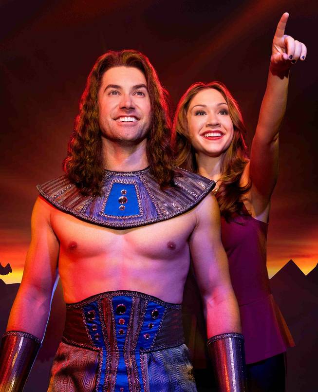 “Joseph and the Amazing Technicolor Dreamcoat” is part of Broadway Season 3 at The Smith Center for the Performing Arts in downtown Las Vegas. Real-life husband-and-wife and “American Idol” alumni Ace Young and Diana DeGarmo are pictured here.