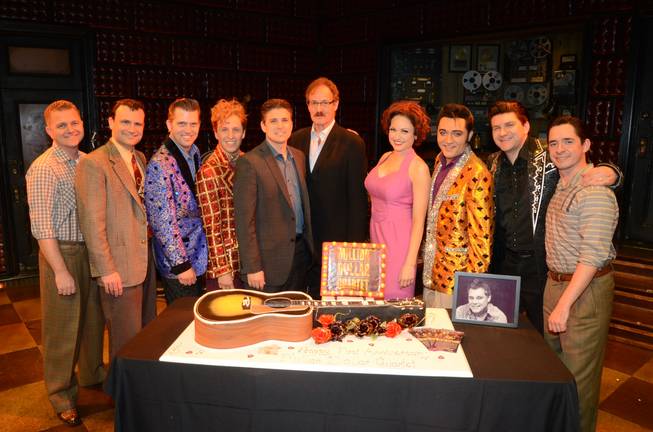 "Million Dollar Quartet" celebrates its first anniversary on Wednesday, Feb. 19, 2014, at Harrah’s.