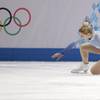 Gracie Gold of the United States falls as she competes in the women's free skate figure skating finals at the Iceberg Skating Palace during the 2014 Winter Olympics, Thursday, Feb. 20, 2014, in Sochi, Russia.