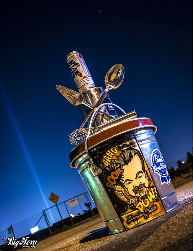For almost two years, chefs from the Strip and around the Las Vegas Valley have met every few weeks, just after midnight Sundays, trying to cook the tastiest meal in food trucks in the "Back of the House Brawl" for the honor of holding this traveling trophy.