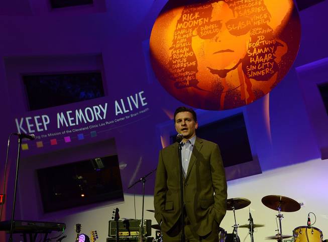 A general view during the "Simon Says Fight MSA" benefit concert at The Keep Memory Alive Center in Las Vegas on Feb. 27, 2014.