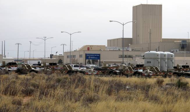 This Feb. 24, 2014, photo shows the Waste Isolation Pilot Plant in Carlsbad, N.M.