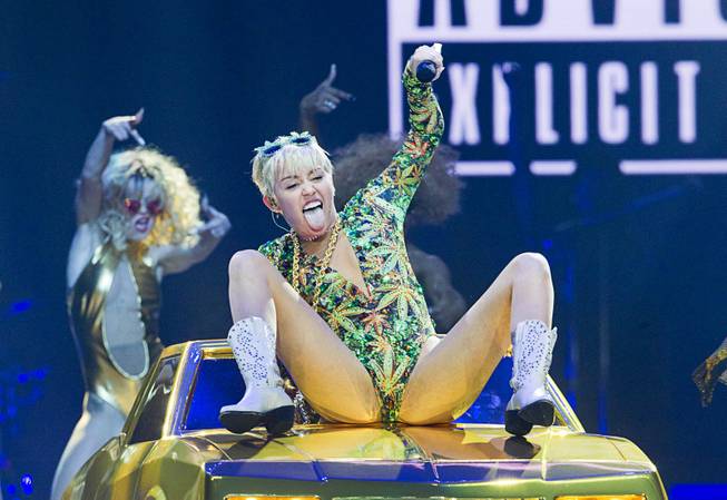 Miley Cyrus at MGM Grand Garden Arena