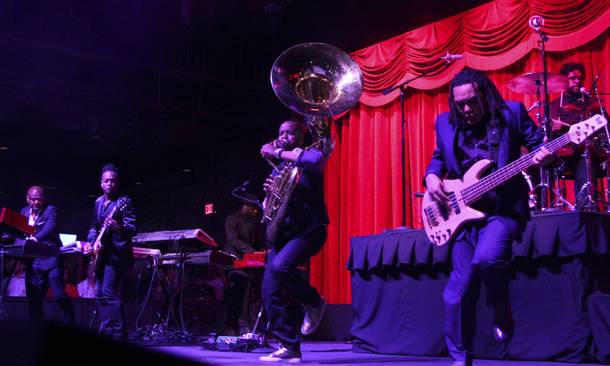 The Roots performs at Brooklyn Bowl at the Linq Friday, March 14, 2014.