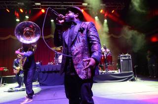 The Roots perform at Brooklyn Bowl on Saturday, March 15, 2014, in the Linq.