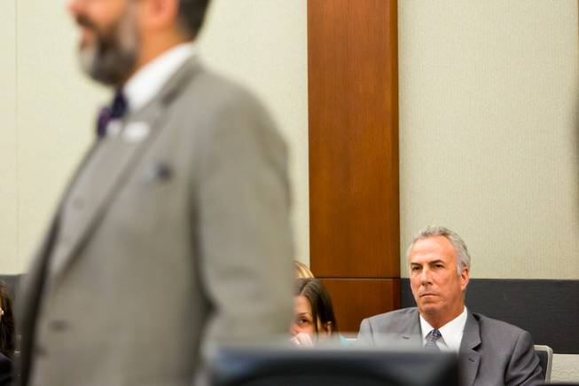 Clark County District Attorney Steven Wolfson sits in during a civil hearing between Donald Thompson, co-owner of Prince and Princess Pet Shop LLC, and the Animal Foundation at the Regional Justice Center, Wednesday, March 19, 2014. .