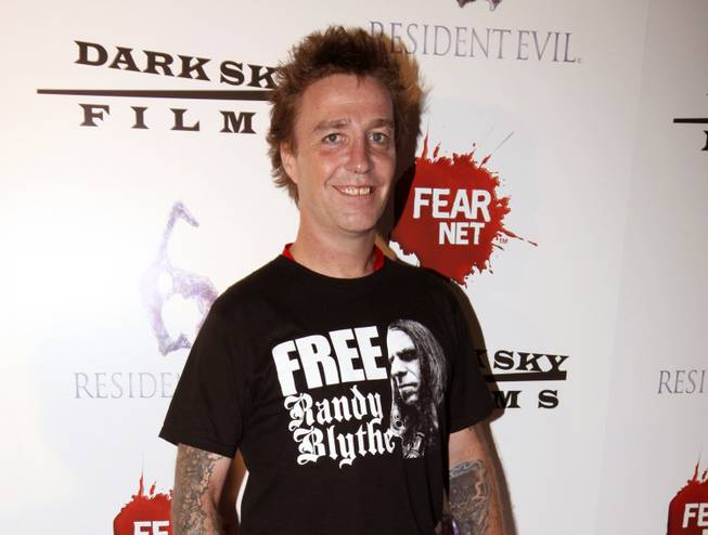 This July 13, 2012, file photo released by Dark Sky Films shows Dave Brockie at the Fear Net and Resident Evil Party at Voyeur Nightclub for Comic-Con in San Diego.