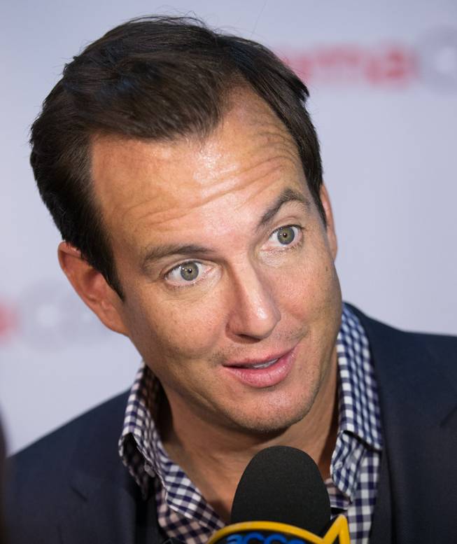 Will Arnett arrives at the opening night presentation and party hosted by Paramount Pictures for 2014 CinemaCon at the Colosseum on Monday, March 24, 2014, in Caesars Palace.