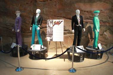 A number of Jubilee's showboy costumes are on exhibit at the institution, including some worn on opening night.