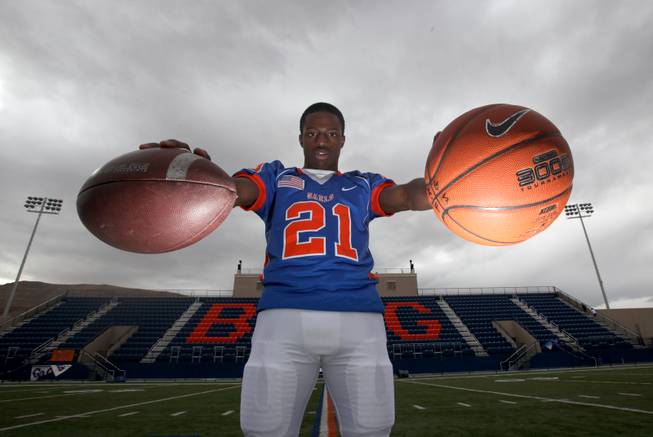 Johnathan Loyd, who played basketball and football at Bishop Gorman High School in Las Vegas, is shown in this 2009 file photo.
