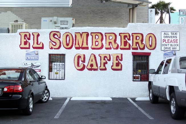 The open sign is off at El Sombrero restaurant located on Main Street, which has been open since 1950, during its last day of operation Saturday, April 12, 2014.