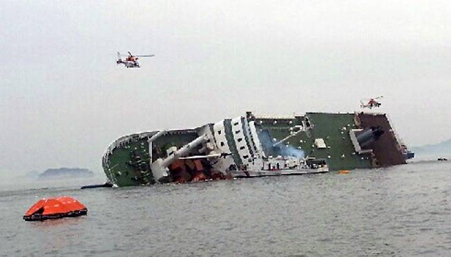 Sinking ferry