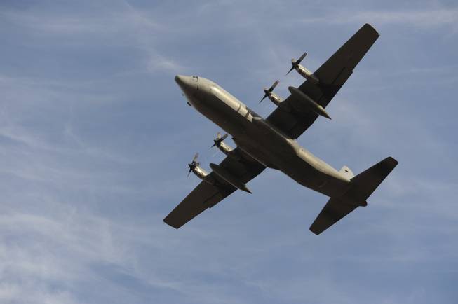 A Royal Malaysian Air Force C-130H Hercules aircraft takes off from Pearce Airbase, north of Perth, Australia to help in the search for missing Malaysia Airlines Flight 370, Thursday, April 17, 2014.