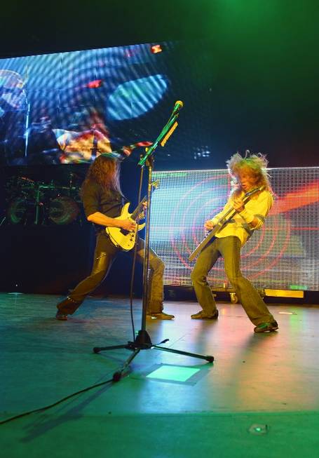 Megadeth performs at Pearl at the Palms on Thursday, April ...